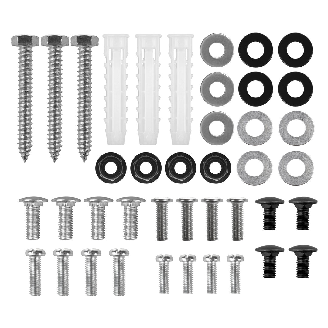 Support / fixation pour téléviseur Maclean, VESA max. 400 x 400, 32-55 pouces, jusqu'à 25 kg, noir, inclinaison réglable de 0° à -15° et rotation de +90° à -90°, MC-190