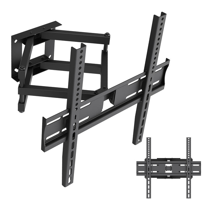 Support / fixation pour téléviseur Maclean, VESA max. 400x400, 32-70", jusqu'à 40 kg, noir, réglage de l'inclinaison +12°~-12° et de la rotation +60°~-60°, MC-192