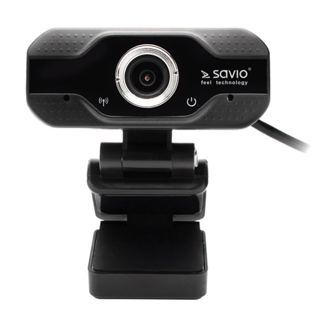 Webcam Savio, résolution Full HD 1920x1080, microphone, USB, SAVCAK-01