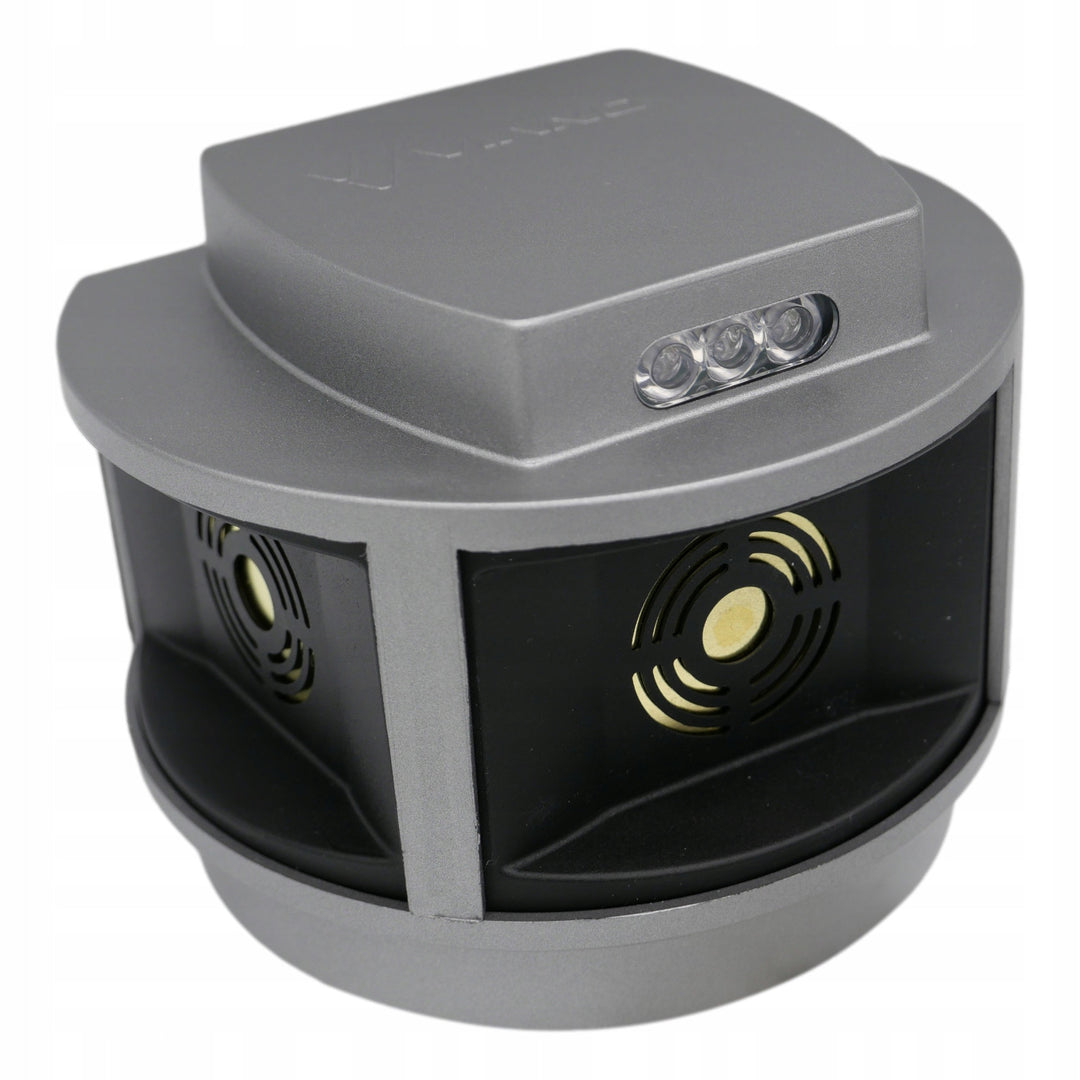 Répulsif pour rongeurs, répulsif pour martres, répulsif pour souris Viano, générateur d'ultrasons, panneau stroboscopique, trois haut-parleurs, Trio-Strob