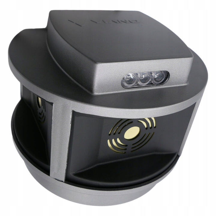 Répulsif pour rongeurs, répulsif pour martres, répulsif pour souris Viano, générateur d'ultrasons, panneau stroboscopique, trois haut-parleurs, Trio-Strob