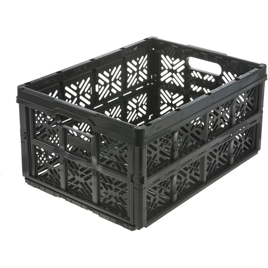 Keeeper Ida Folding Basket, 32L, Black, Durable et facile à nettoyer