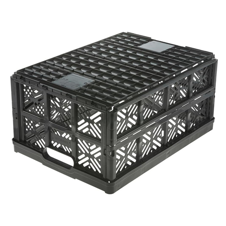 Keeeper Ida Folding Basket, 32L, Black, Durable et facile à nettoyer