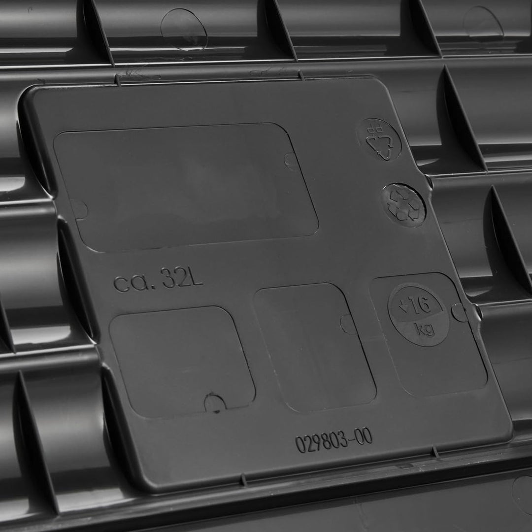 Keeeper Ida Folding Basket, 32L, Black, Durable et facile à nettoyer