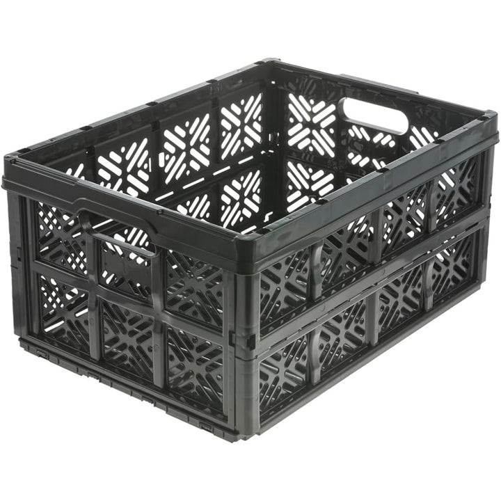 Keeeper Ida Folding Basket, 32L, Black, Durable et facile à nettoyer