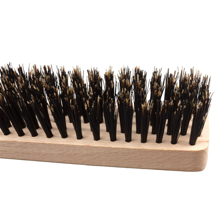 Brosse à cheveux avec manche 100% poils de sanglier, cadre en bois