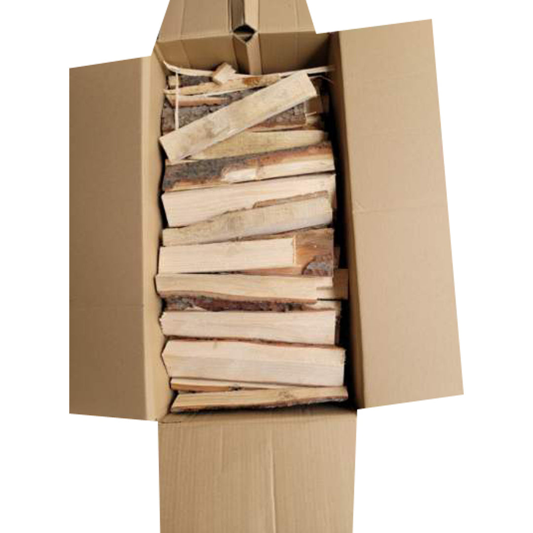 Bois d'allumage d'épicéa sec 25kg pour cheminée grill cuisinière