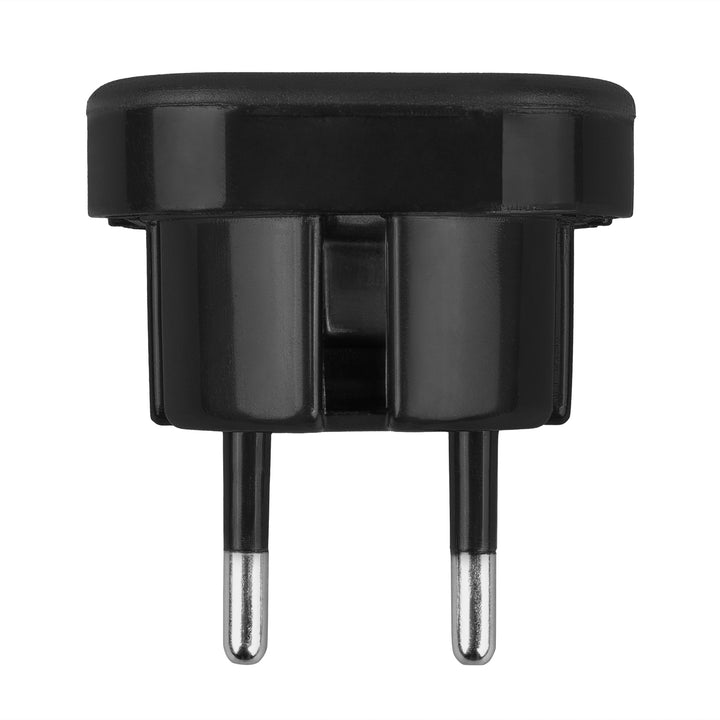 Adaptateur Maclean UK socket vers EU plug, noir, MCE72, 2 pièces