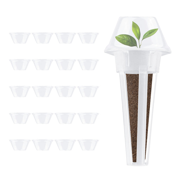 Kit d'accessoires pour la culture d'intérieur GreenBlue, éponges pour graines x60, dômes x20, bacs x20 et autocollants x60, GB133 AS