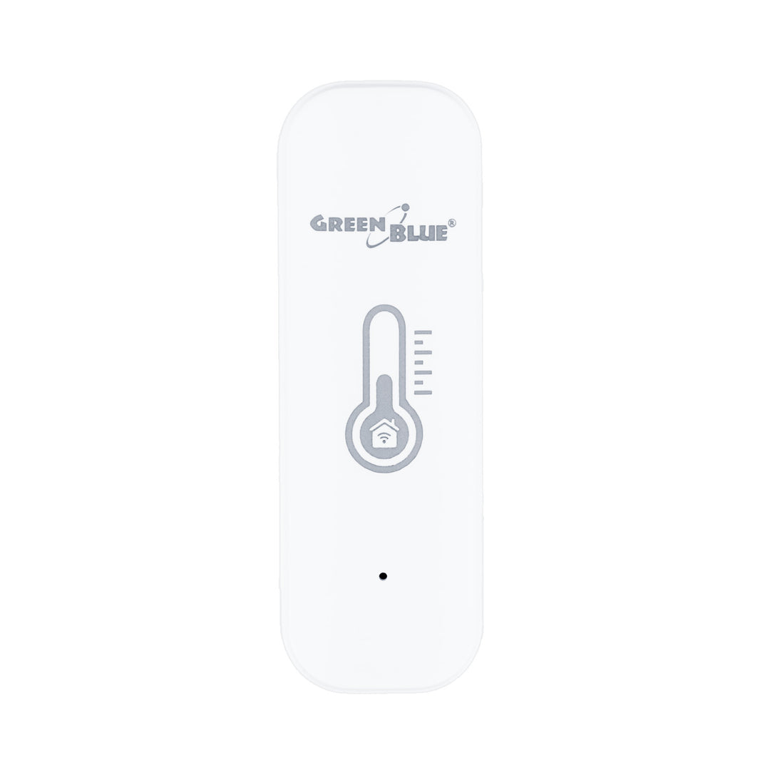 Capteur de température et d'humidité WiFi GreenBlue, compatible Android/iOS/Alexa/Google Home, 3,0 V CC, LR03 x 2, GB737