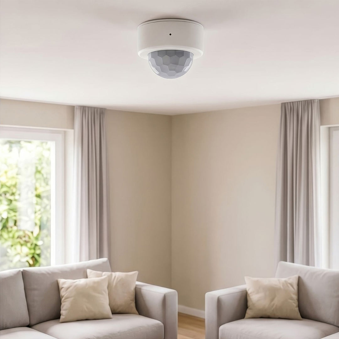 Capteur de mouvement sans fil Zigbee Tuya GreenBlue, Android/iOS, CR2450 DC 3,0 V, angle de détection de 120° / jusqu'à 8 m, GB740