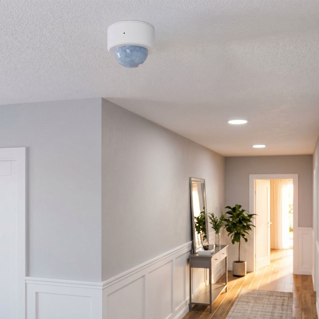 Capteur de mouvement sans fil Zigbee Tuya GreenBlue, Android/iOS, CR2450 DC 3,0 V, angle de détection de 120° / jusqu'à 8 m, GB740