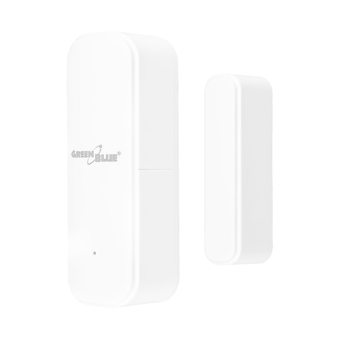 Contacteur sans fil / capteur d'ouverture WiFi GreenBlue, Android/iOS, pour portes / fenêtres, 3,0 V CC, LR03x2, GB479 W