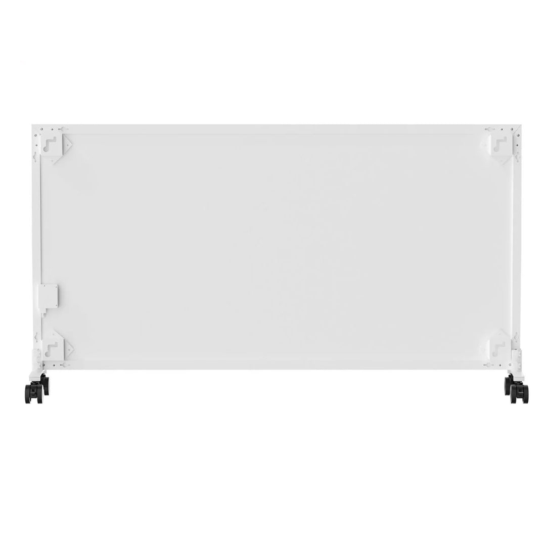 Radiateur infrarouge Cronos, 800 W, idéal pour les personnes allergiques, surface mate, ultrafin, thermostat intégré et commande à distance par téléphone ou télécommande, Carbon P800 TWP