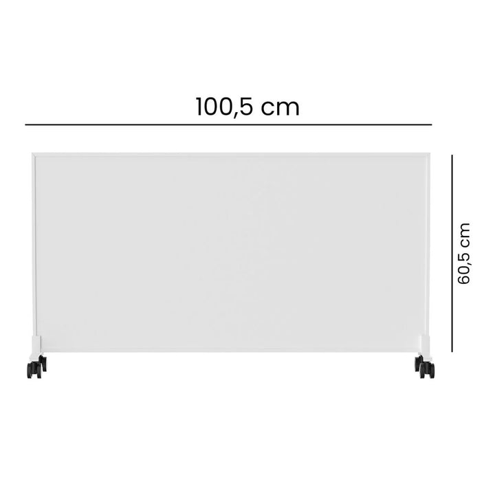 Radiateur infrarouge Cronos, 800 W, idéal pour les personnes allergiques, surface mate, ultrafin, thermostat intégré et commande à distance par téléphone ou télécommande, Carbon P800 TWP