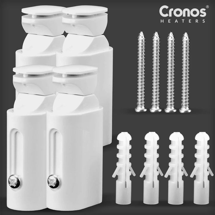 Radiateur électrique de salle de bain Cronos, puissance 500 W, chauffe une pièce jusqu'à 6 m², écran LCD, fonctions AUTO, TIMER et détection de fenêtre ouverte, TW-500