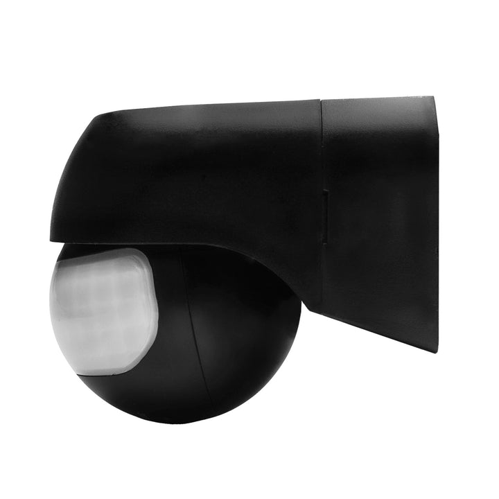 Détecteur de mouvement PIR 12-24 V Maclean, infrarouge, IP44, noir, portée de 12 m, charge max. 60/120 W, MCE623 B