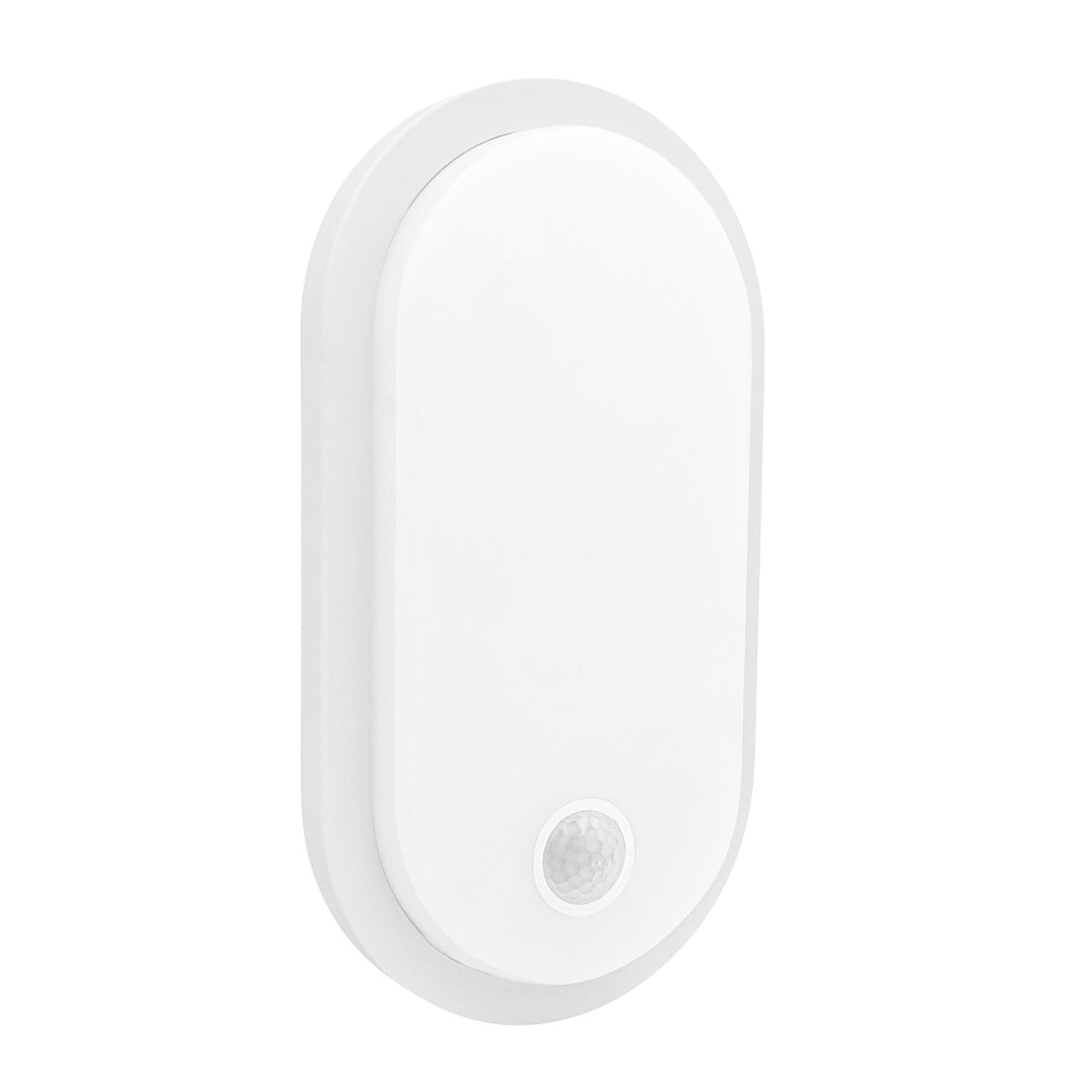 Lampe LED avec détecteur de mouvement Maclean, capteur PIR, blanche, 10 W/15 W/18 W, IP65, couleur réglable 3 000/4 000/6 000 K, MCE534 W