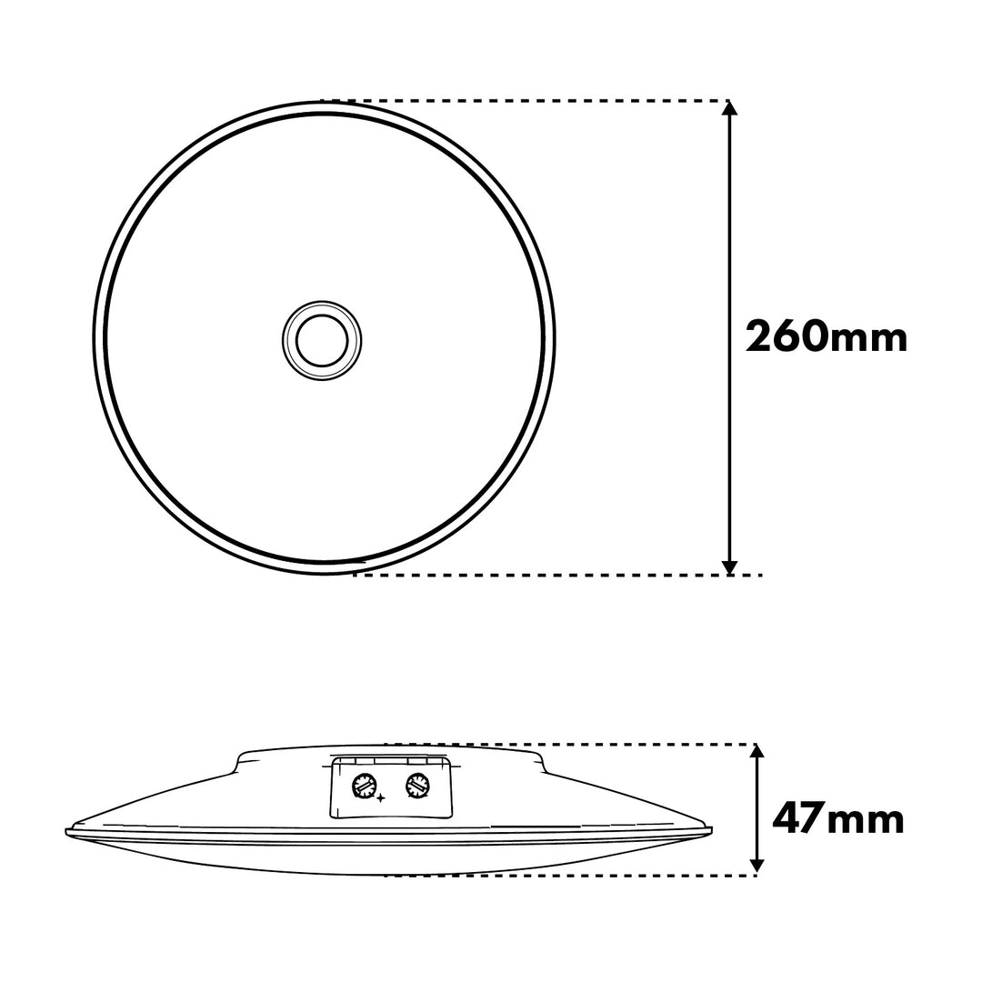 Lampe LED avec détecteur PIR Maclean, à fixer au plafond, 15 W, 1 300 lm, IP54, 220-240 V~ 50/60 Hz, MCE537