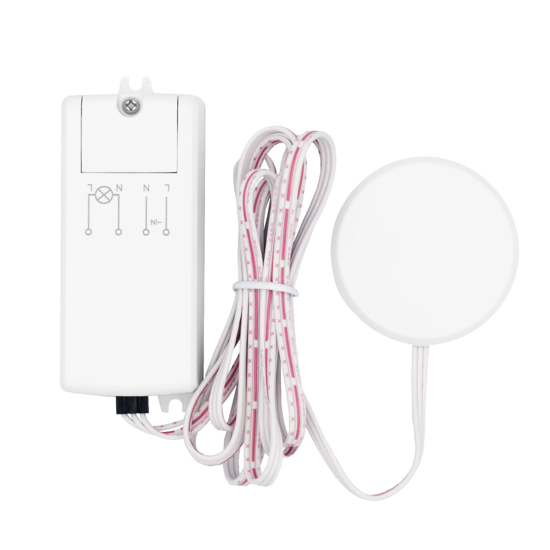 Interrupteur tactile encastrable Maclean, <40 mm, 110-240 V CA, charge max. 600 W pour LED, MCE824