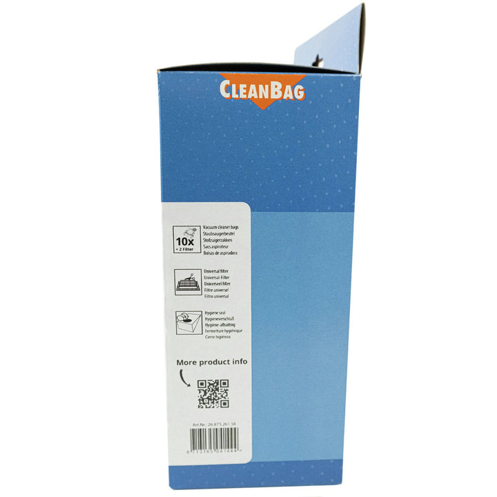 Sacs pour aspirateurs Miele G/H/N, lot de 10 + 2 filtres