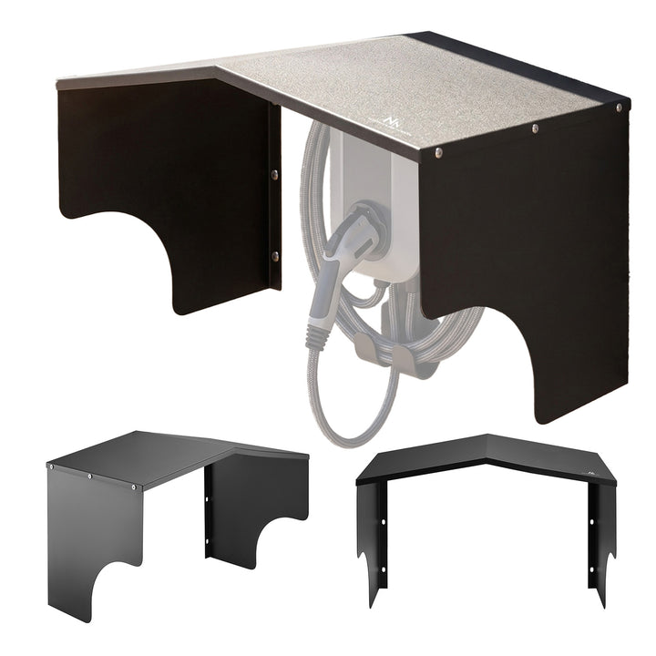 Capot / couvercle pour borne de recharge EV Maclean, en acier inoxydable, dimensions 28 x 32,5 x 44 cm, MC-902
