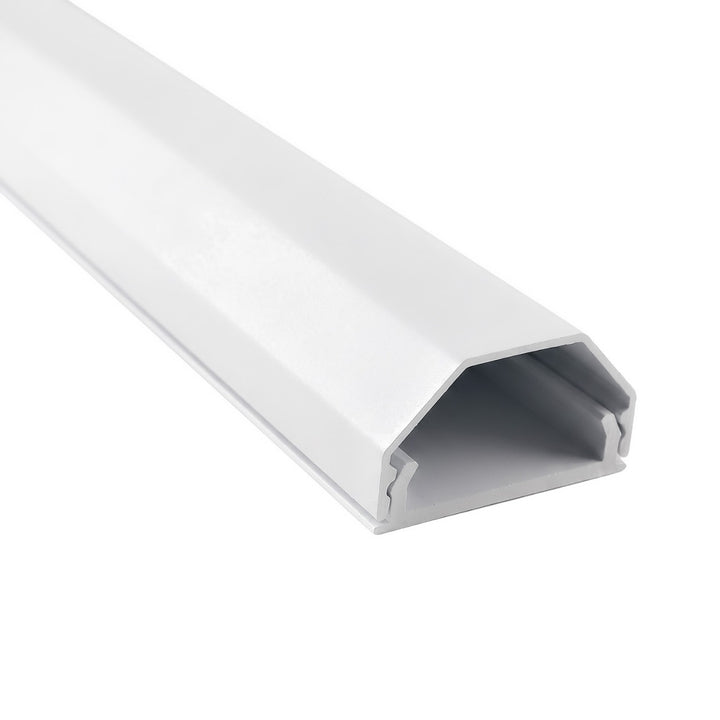 Bande de masquage en aluminium pour câbles Maclean, 33 x 18 x 750 mm, blanche, MCTV-897 W
