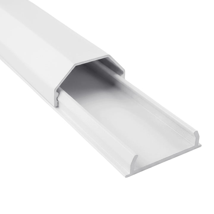 Bande de masquage en aluminium pour câbles Maclean, 33 x 18 x 750 mm, blanche, MCTV-897 W