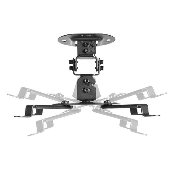 Support / suspension au plafond pour projecteur Maclean, 54~320 mm, jusqu'à 13,5 kg, rotation à 360 degrés MC-200 B