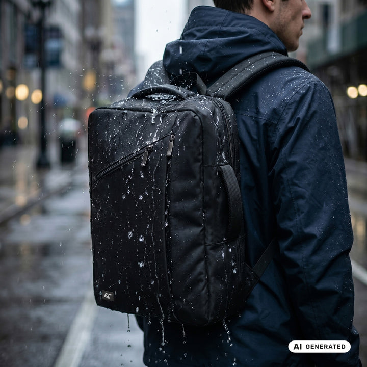 Sac à dos pour ordinateur portable NanoRS, 15,6 pouces, noir, 43 x 30 x 10, imperméable RS203 B