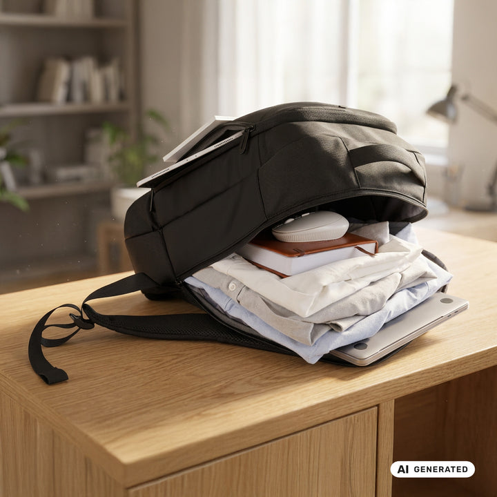 Sac à dos pour ordinateur portable NanoRS, 15,6 pouces, noir, 42 x 28,5 x 14, imperméable RS204 B