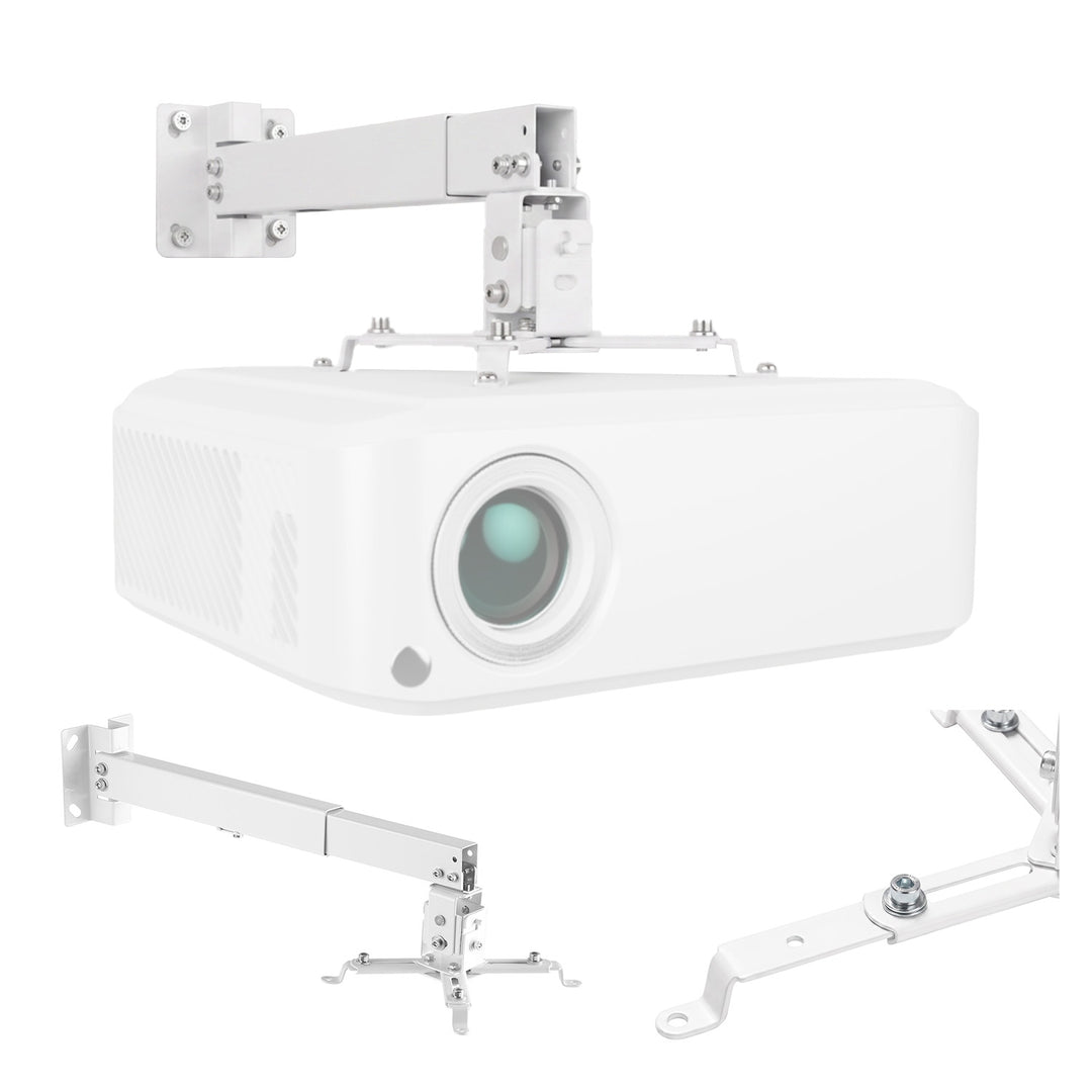 Support / crochet universel pour projecteur Maclean, blanc, jusqu'à 20 kg, MC-206 W