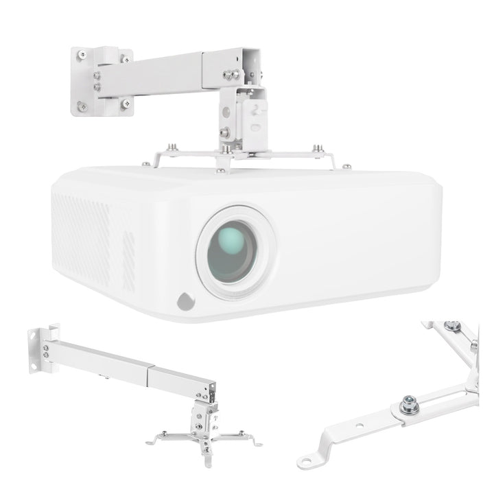 Support / crochet universel pour projecteur Maclean, blanc, jusqu'à 20 kg, MC-206 W