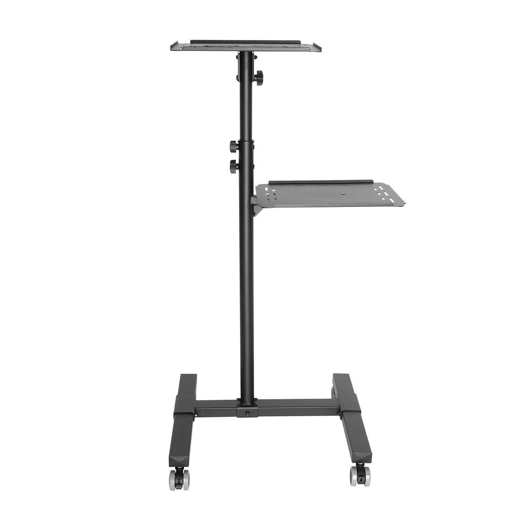 Tablette mobile réglable Maclean pour projecteur/ordinateur portable, en acier, charge max. 10 kg, MC-207