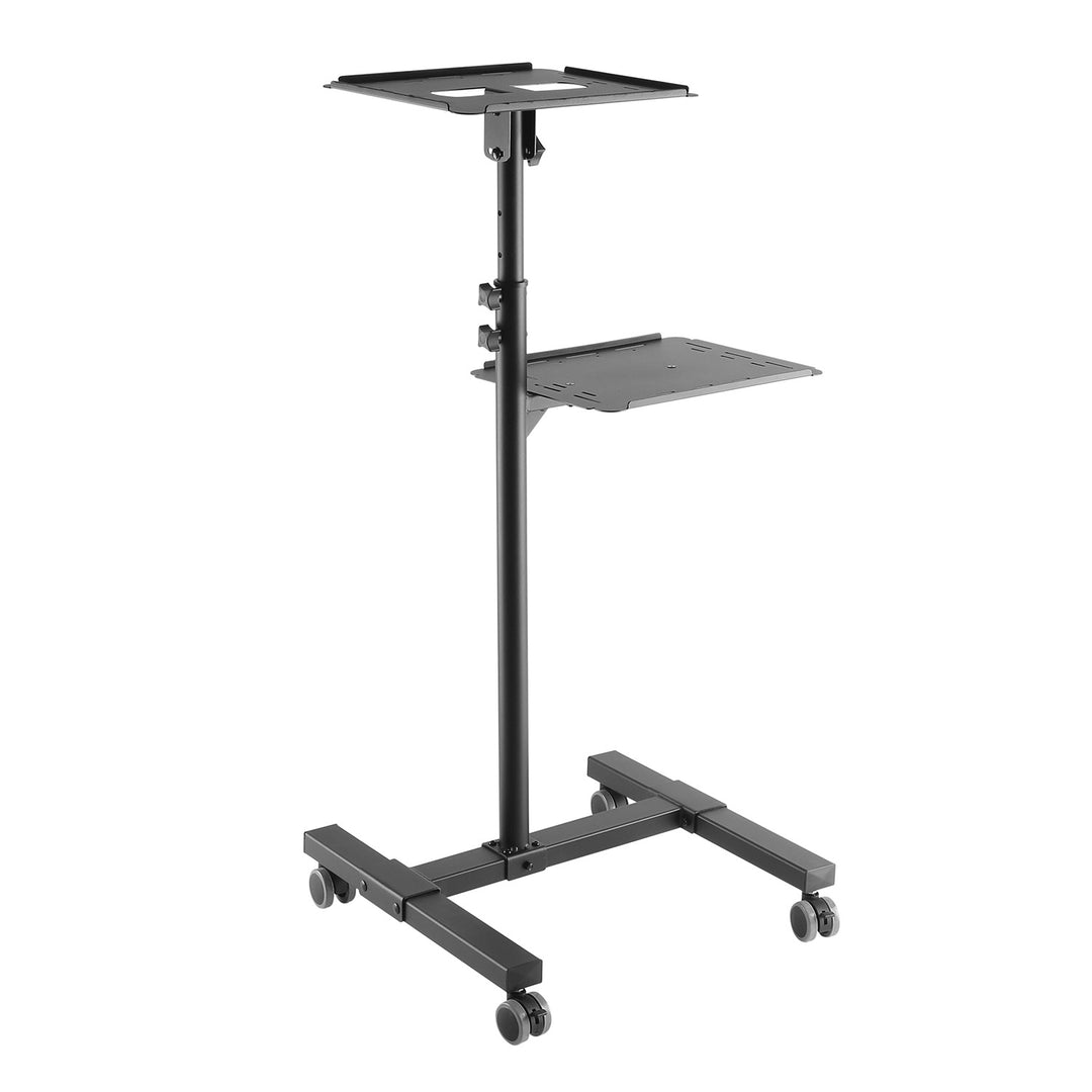 Tablette mobile réglable Maclean pour projecteur/ordinateur portable, en acier, charge max. 10 kg, MC-207