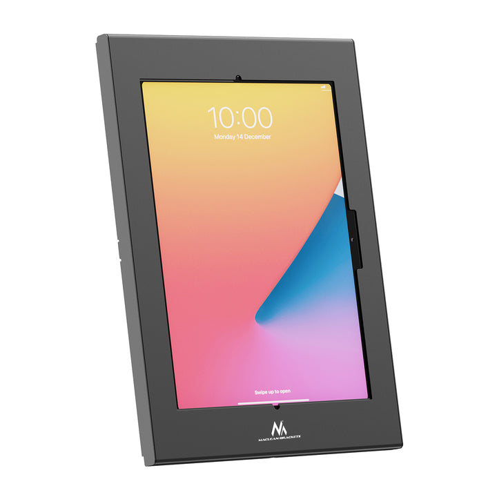 Support publicitaire pour tablette Maclean, avec système de verrouillage, 12,4" à 13", iPad Air/Pro, Samsung Tab S10+/S9+/S8+/S7+, 257 x 350 x 22 mm, MC-950 B