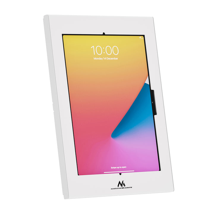 Support publicitaire pour tablette Maclean, avec système de verrouillage, 12,4" à 13", iPad Air/Pro, Samsung Tab S10+/S9+/S8+/S7+, 257 x 350 x 22 mm, MC-950 W