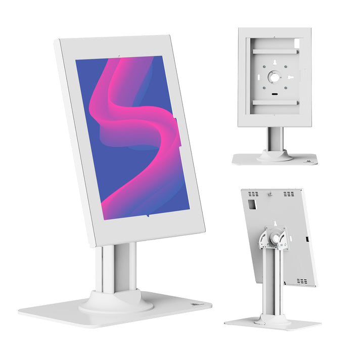 Support publicitaire pour tablette Maclean, avec système de verrouillage, 12,4" à 13", iPad Air/Pro, Samsung Tab S10+/S9+/S8+/S7+, 257 x 350 x 22 mm, MC-958 W