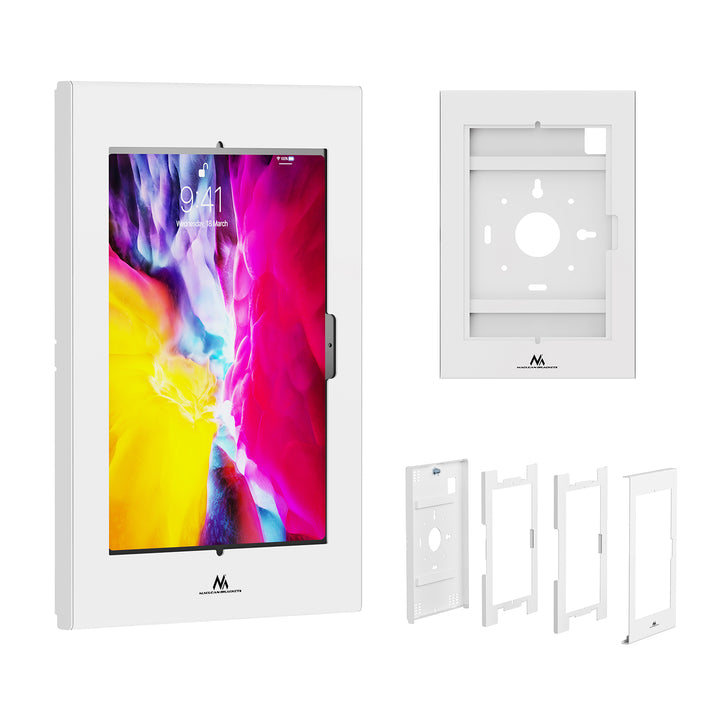Support publicitaire pour tablette Maclean, avec système de verrouillage, 10,9"-11", iPad Air/Pro, Samsung Tab séries A et S, 220 x 323 x 22 mm, MC-955 W