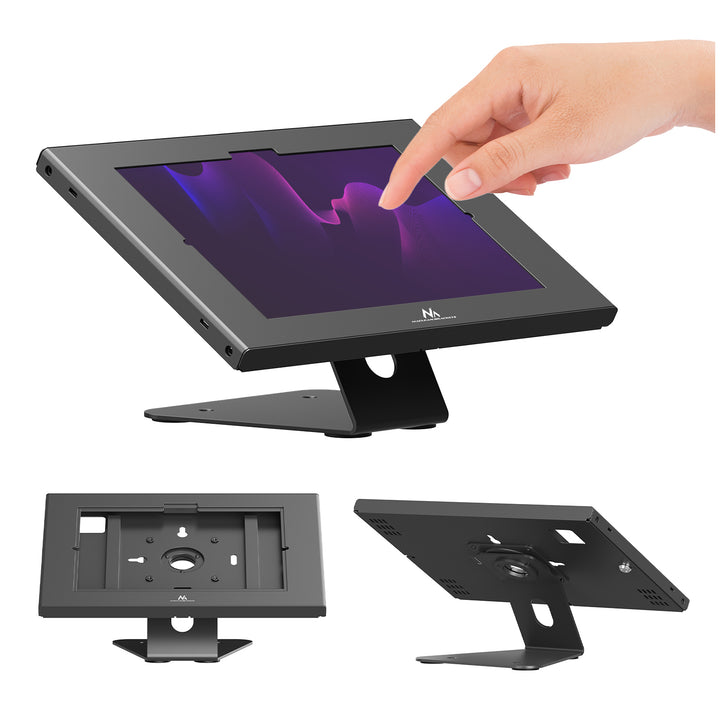 Support publicitaire pour tablette Maclean, avec système de verrouillage, 10,9"-11", iPad Air/Pro, Samsung Tab séries A et S, 220 x 323 x 22 mm, MC-957 B