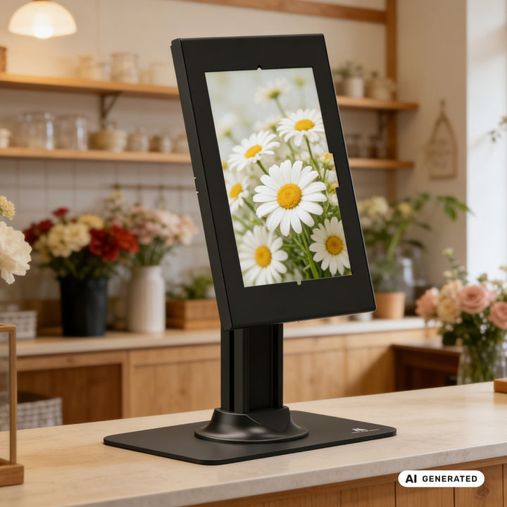 Support publicitaire pour tablette Maclean, avec système de verrouillage, 10,9" à 11", iPad Air/Pro, Samsung Tab séries A et S, 220 x 323 x 22 mm, MC-959 B