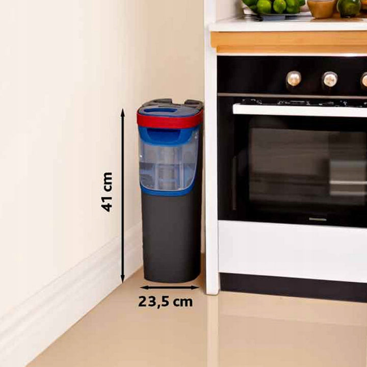 Balai à franges plat Vileda H2prO, séparation à 100 % de l'eau propre et de l'eau sale, deux réservoirs, 3 recharges en microfibre, embout 360°, 175774