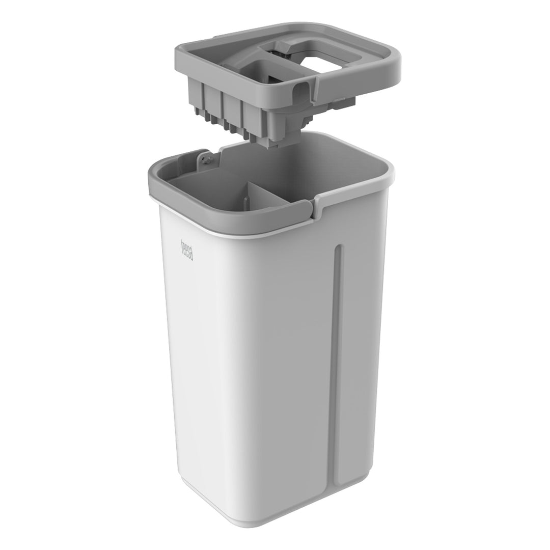Balai à franges plat Teesa, seau à deux compartiments, capacité 5,7 l, New Clean R13, Teesa