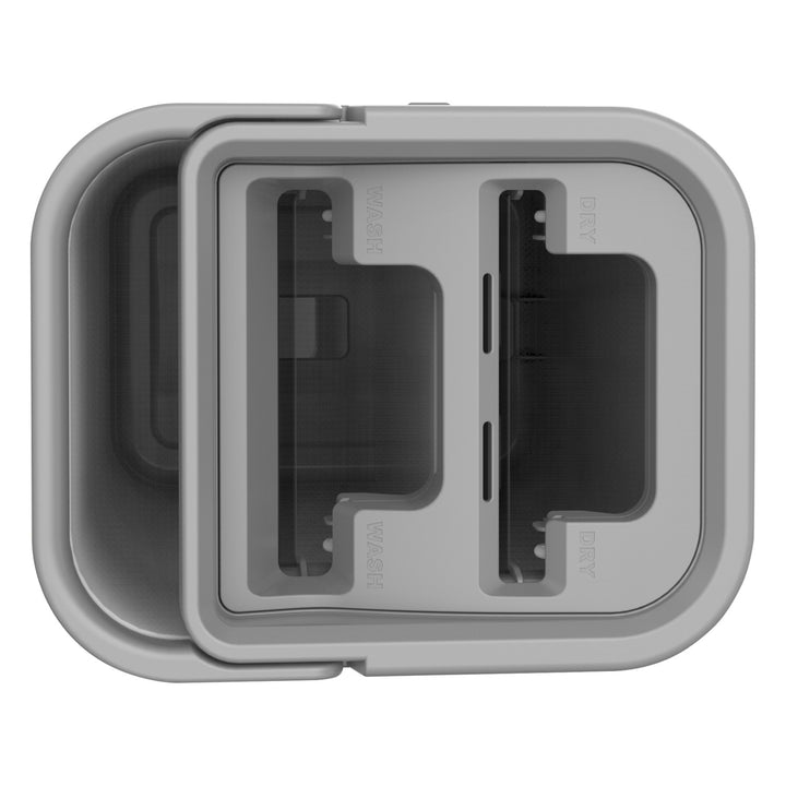 Balai à franges plat Teesa, seau à deux compartiments, capacité 5,7 l, New Clean R13, Teesa