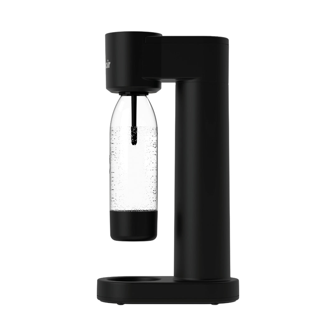 Machine à gazéifier Dafi Push Air, couleur noire, livrée avec 2 bouteilles de 0,7 l et une cartouche de CO₂