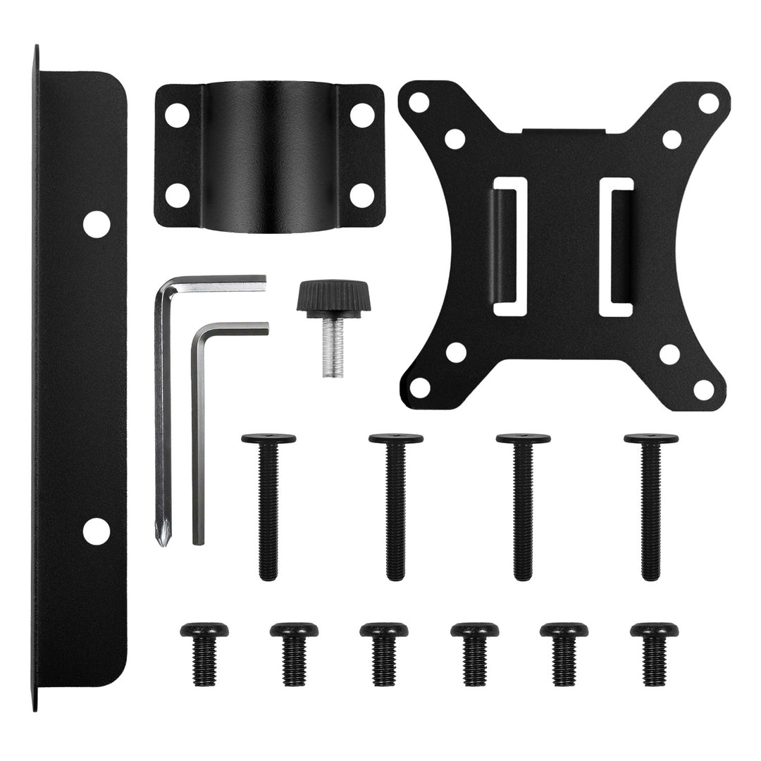 Tablette / plateau pour clavier Maclean, noir, dimensions du plateau : 66 x 30 cm, à fixer sur une chaise de bureau, charge max. 5 kg, MC-139