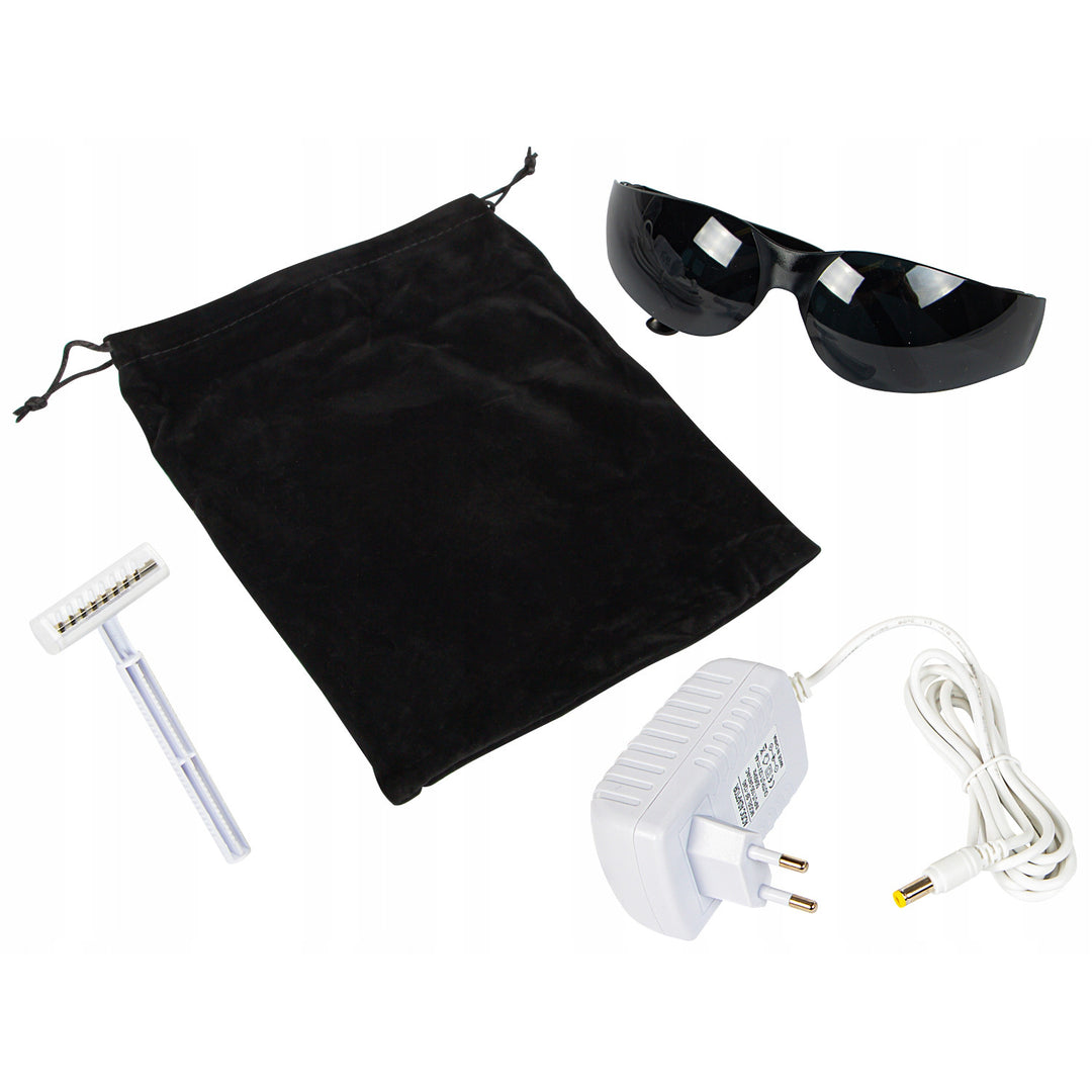 Épilateur à lumière pulsée IPL Blow, fonction Ice Cool, 9 niveaux de puissance, filtre UV intégré, mode flash automatique, efficacité longue durée, 44-480#