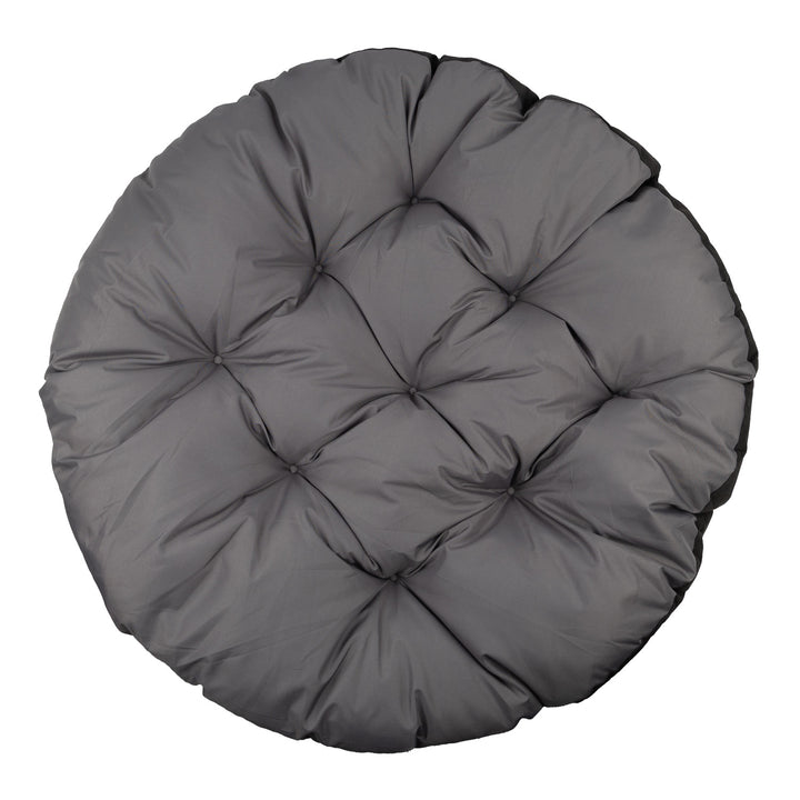 Coussin GreenBlue, gris, de jardin, motif « nid de cigogne », 110 cm, GB243 GR