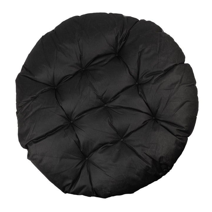 Coussin GreenBlue, gris, de jardin, motif « nid de cigogne », 110 cm, GB243 GR