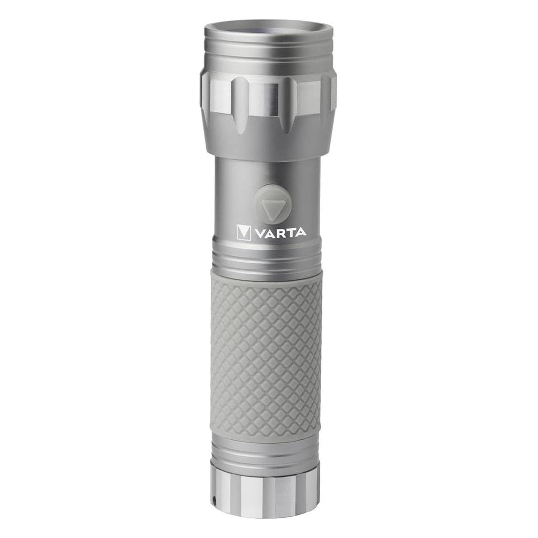 Lampe torche UV LED 15638 en aluminium, longueur d'onde UV 395-400 nm, technologie Multi LED + piles Varta fournies